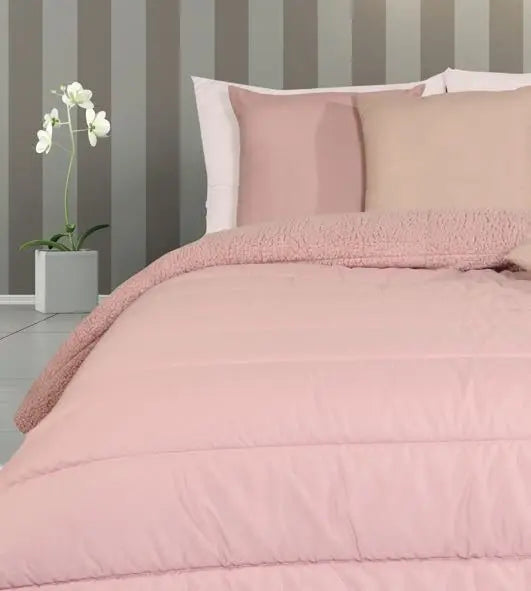 Edredom Pêlo Sherpa Liso (Várias Cores) Colipo